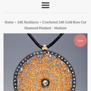 Necklace Pendant, Kurtulan Turkish Jewelry Designer, one of kind pendan